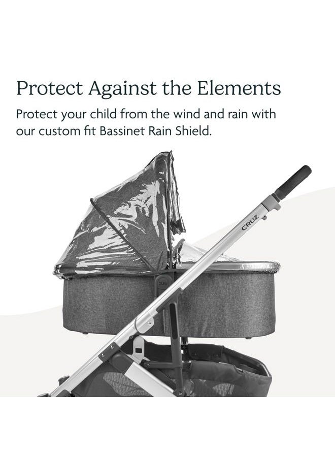 UPPAbaby Bassinet Rain Shield, CLEAR  - Image 2