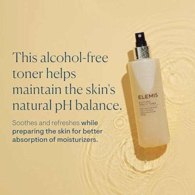 Elemis Soothing Apricot Toner, Hydrating Facial Toner Infused with Natural Extracts to Sooth and Refresh, Calming Face Toner for Sensitive and Delicate Skin, Face Care for Radiant Skin, 200 ml - Image 3