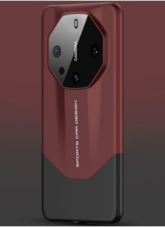 CATANES Huawei Mate 60 RS Ultimate Case 2 in 1 Armor Anti-knock Lens Protection Matte Hard PC Cover Protective Case Red  - Image 5