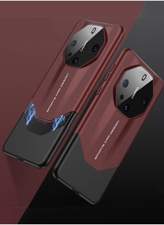CATANES Huawei Mate 60 RS Ultimate Case 2 in 1 Armor Anti-knock Lens Protection Matte Hard PC Cover Protective Case Red  - Image 4