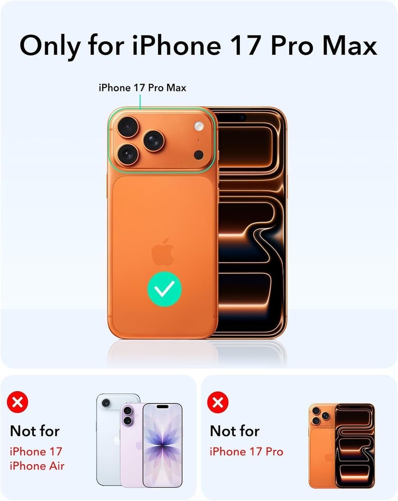 DIZORO Compatible with (iPhone 17 Pro Max Case)(2025), Luxury Diamond Cute with Bow Glitter Bling Case with Full Camera Protection Shockproof PC+TPU Glossy Shiny Back Cover for Girls Women (Desert) - Image 2