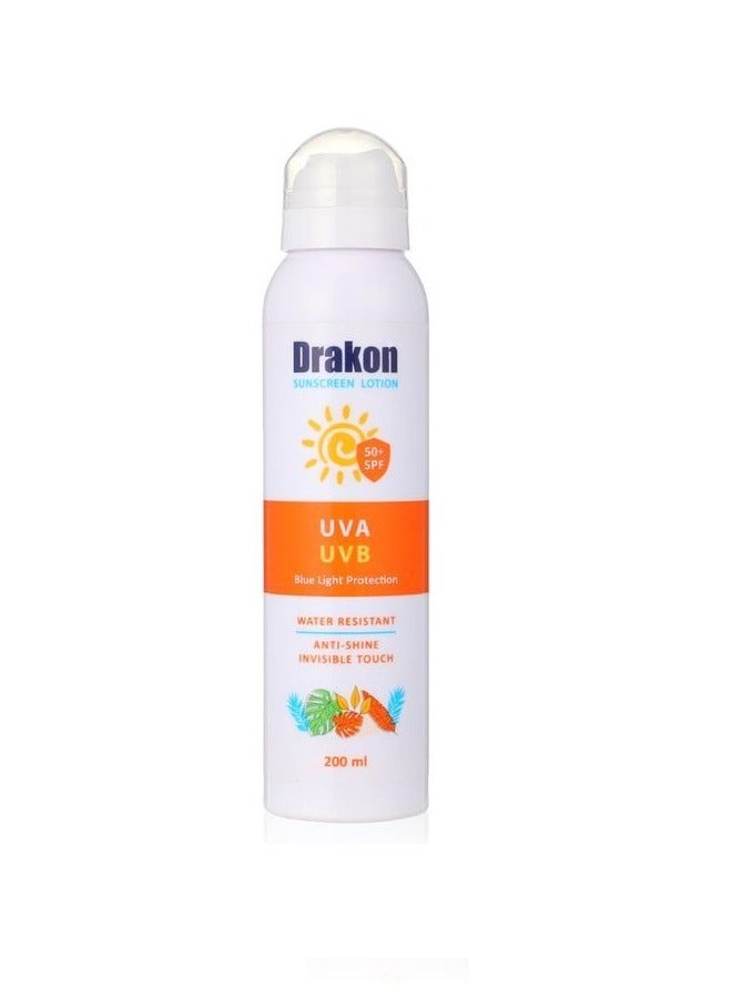 لوشن واقي من الشمس SPF 50+ بخاخ 200 مل