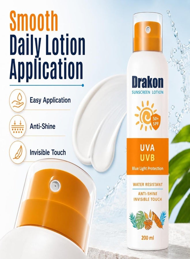 دراكون لوشن واقي من الشمس SPF 50+ بخاخ 200 مل - Image 5