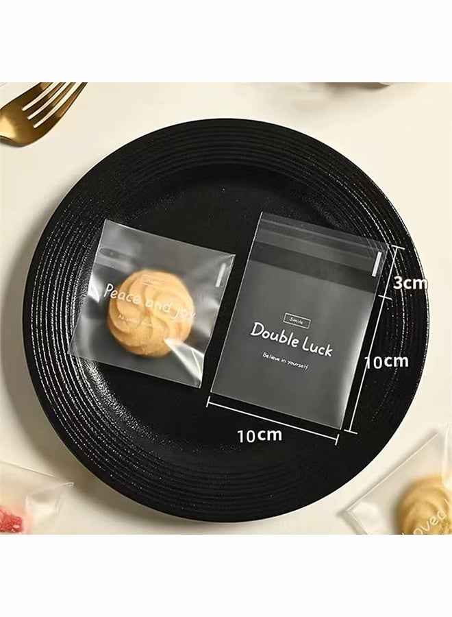 BELANO 100pcs Ziplock Candy Bag, Small Biscuit Packaging Gift Bag, Eid Mubarak Party Favor, 7×10cm Food Storage Bag - Image 2