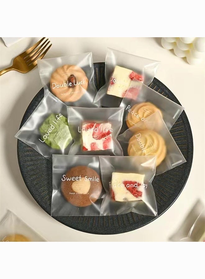 BELANO 100pcs Ziplock Candy Bag, Small Biscuit Packaging Gift Bag, Eid Mubarak Party Favor, 7×10cm Food Storage Bag - Image 3