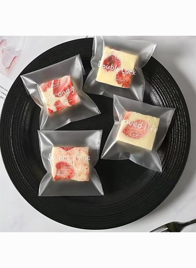 BELANO 100pcs Ziplock Candy Bag, Small Biscuit Packaging Gift Bag, Eid Mubarak Party Favor, 7×10cm Food Storage Bag - Image 4