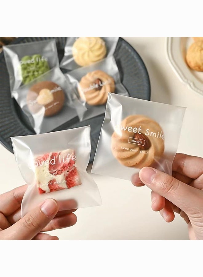 BELANO 100pcs Ziplock Candy Bag, Small Biscuit Packaging Gift Bag, Eid Mubarak Party Favor, 7×10cm Food Storage Bag - Image 5