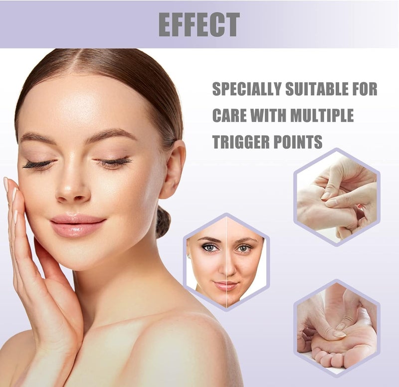 YAFIYGI أدوات تدليك الوجه 2Pack لعنق الكتف والظهر من الراتنج لتخفيف التهاب الجراب شكل جديد - Image 5