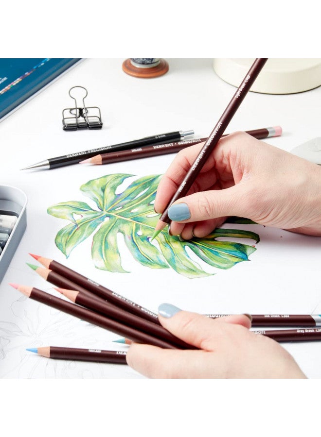 Derwent Colored Pencils, ColourSoft Pencils, Drawing, Art, Metal Tin, 24 Count (0701027) - Image 4