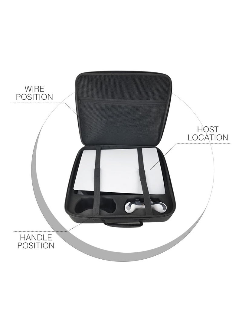 XICEN - Storage Bag for PlayStation 5, Carrying Case for PS 5, Carrying Case Portable Waterproof Travel Bag Compatible with PS 5 Models Travel Case, Hard Shell Larger Capacity Case - Image 1