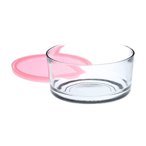 Brezzycloud Freezowarm Glass Warm & Serve 4-Piece Bowl with Lid BS802-1340ml - Transparent Glass with Color Lid (4-Piece) - Image 5