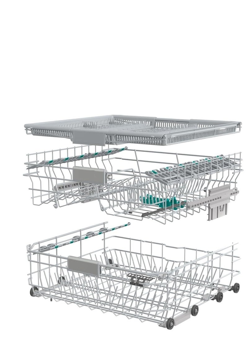 Gronje Dishwasher 16 Place Inverter Touch Control 7 Programmes Automatic Door Opening GS693C60XUVAD  - Image 3