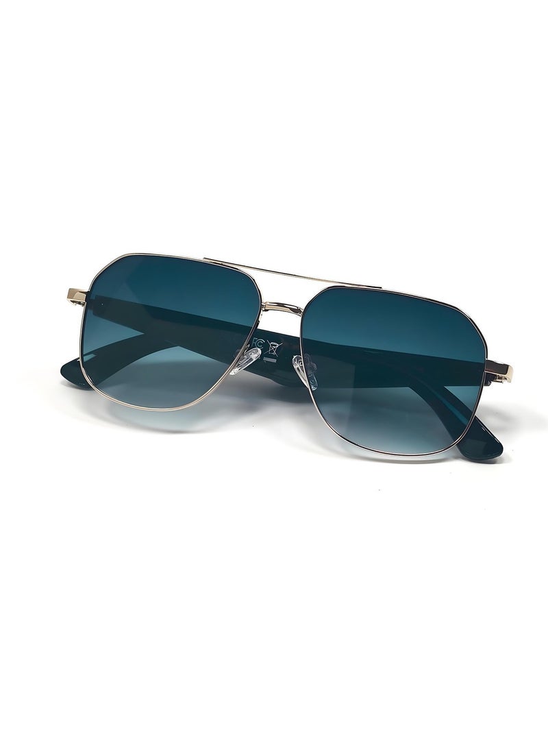 ai smart glasses, AI real-time translation glasses, metal square frame, men's and women's black technology color-changing sunglasses  - Image 1