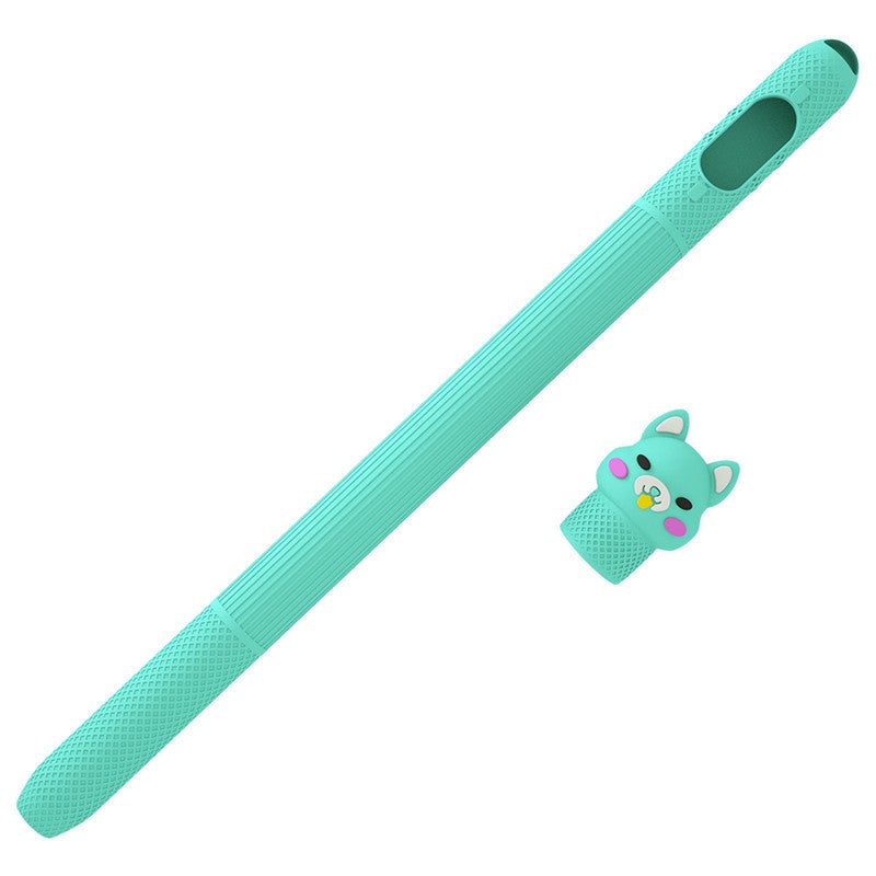 Silicone Pen Cover: Red Cartoon Cat Soft Protective Case - Cute Stylish Accessory for Apple Pencil 1st Generation - Image 4
