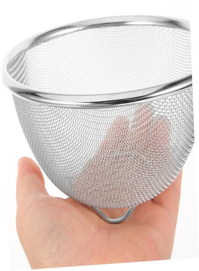 FONDOTIN Stainless Steel Fine Mesh Drain Basket for Fruits Vegetables and Rice Multi-functional Kitchen Colander Strainer Essential Household Cooking Tool - Image 5