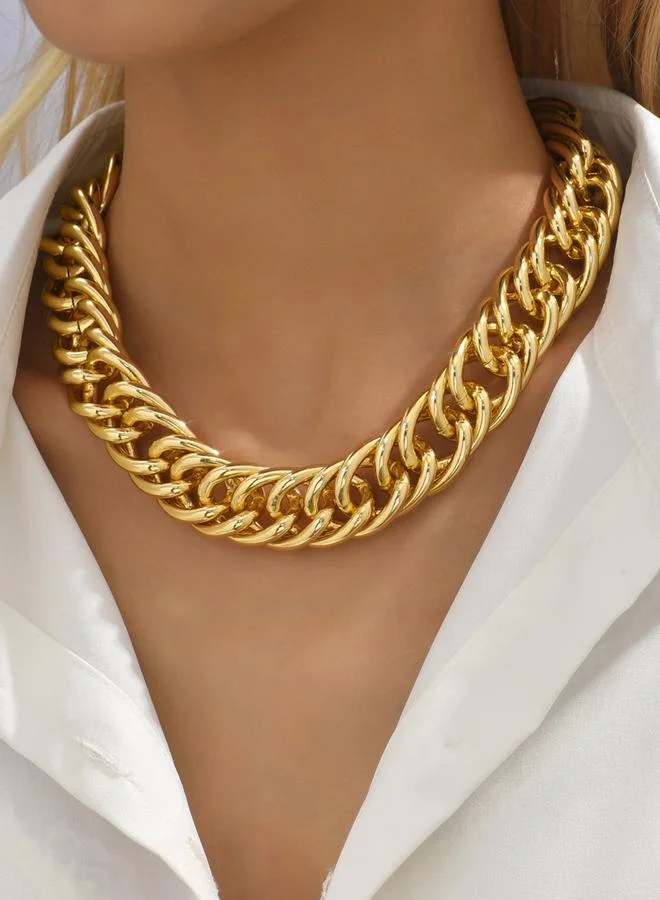 Take Two Gold Chunky Chain Link Necklace