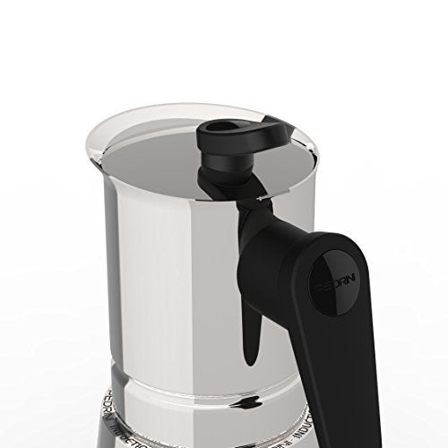 PEDRINI - Italy, Moka pot Coffee Maker, Steel; compatible with Stovetop and Induction, 4 Cup (120 ml) - Image 5