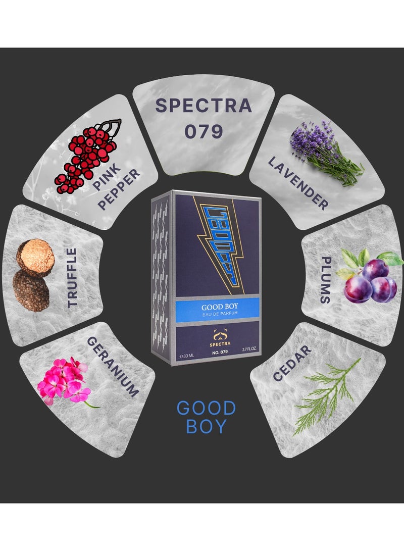 Spectra 079 Good Boy EDP Perfume For Men - 80ml  - Image 5