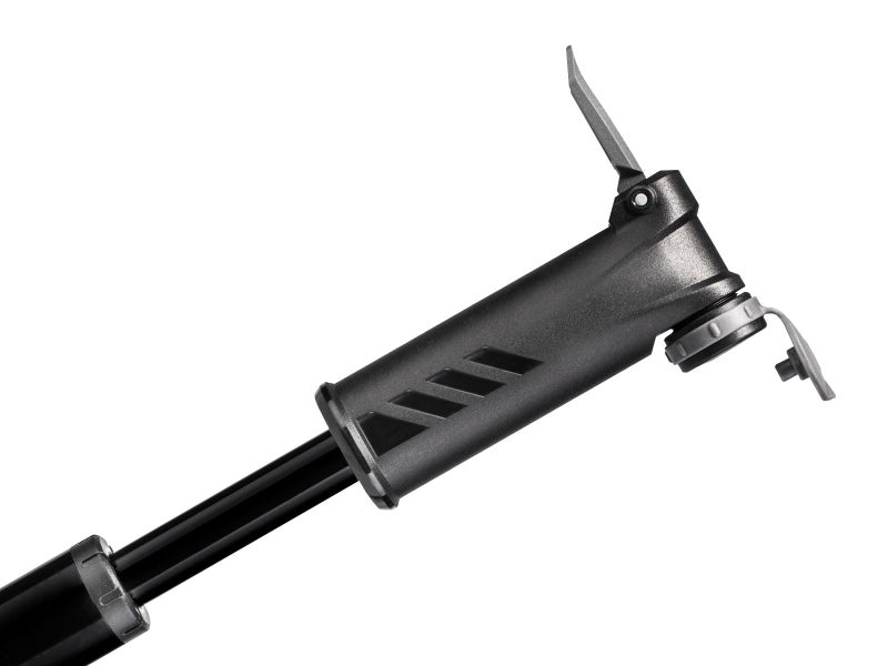 Topeak Mountain DA Bike Pump â€“ Dual-Action Compact Aluminum Pump for MTB & Fat Bike Tires, 60 PSI High Volume Inflation with Dust Cap, Side Mount Bracket & Universal Valve Compatibility - Image 2