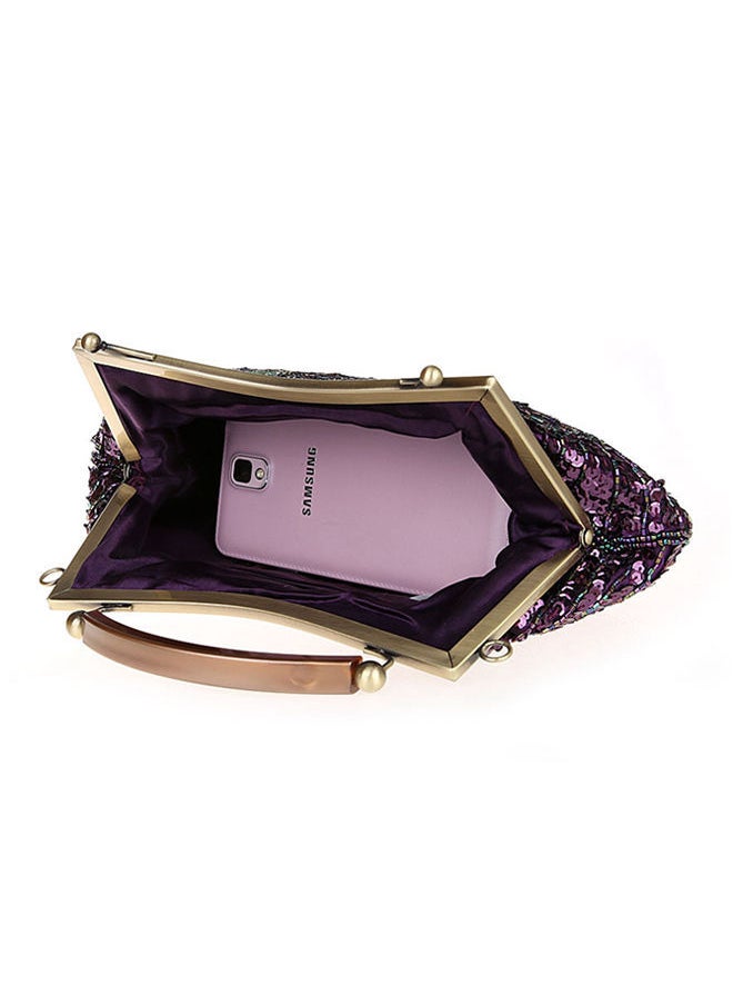 NIBEMINENT - Elegant Party Clutch Purple - Image 1