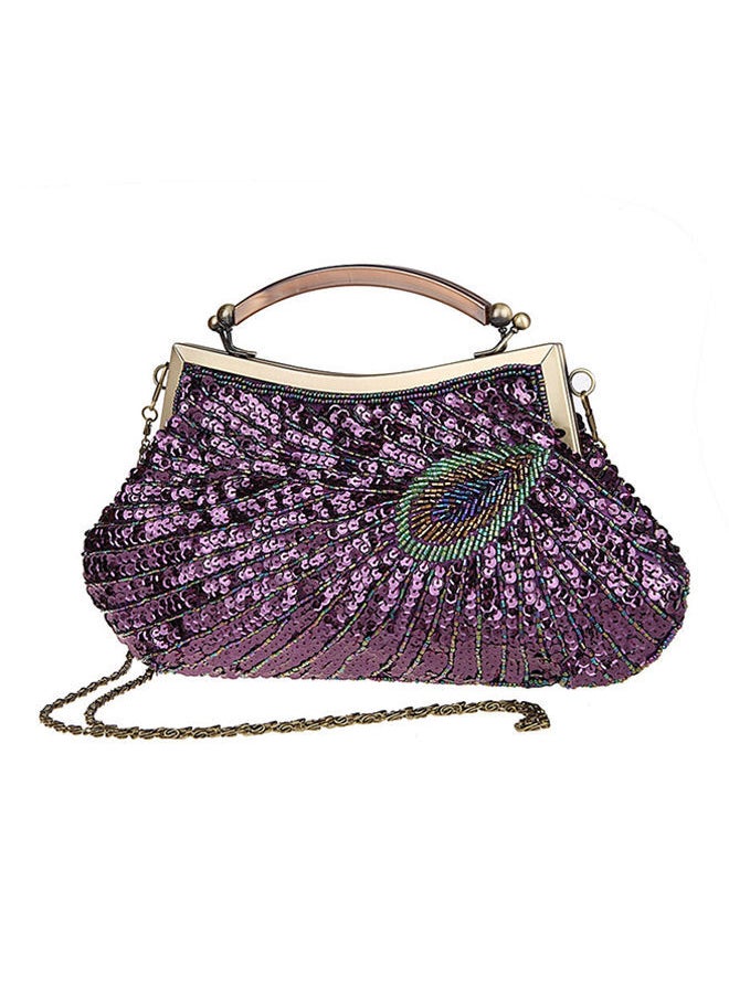 NIBEMINENT - Elegant Party Clutch Purple - Image 1
