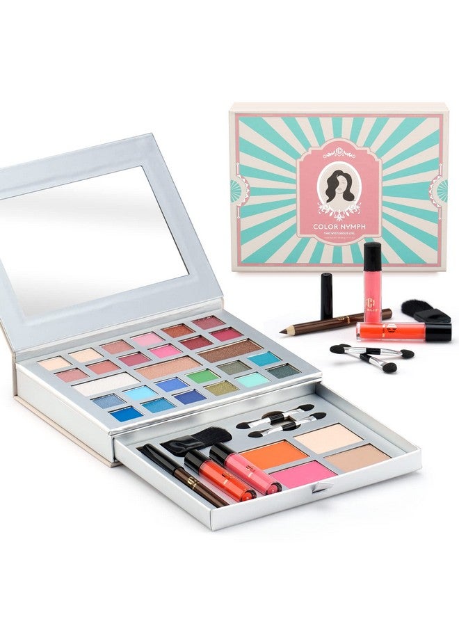 COLOR NYMPH Allinone Makeup Kit Perfect For Women, Teens, And Beginners! Unlock Endless Possibilities With 24 Gorgeous Shades Of Matte And Shimmer Eyeshadow, Highly Pigmented Lip Glosses, Eyeliner - Image 1