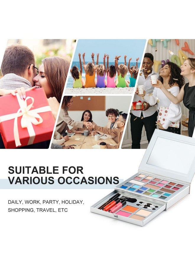 COLOR NYMPH Allinone Makeup Kit Perfect For Women, Teens, And Beginners! Unlock Endless Possibilities With 24 Gorgeous Shades Of Matte And Shimmer Eyeshadow, Highly Pigmented Lip Glosses, Eyeliner - Image 5