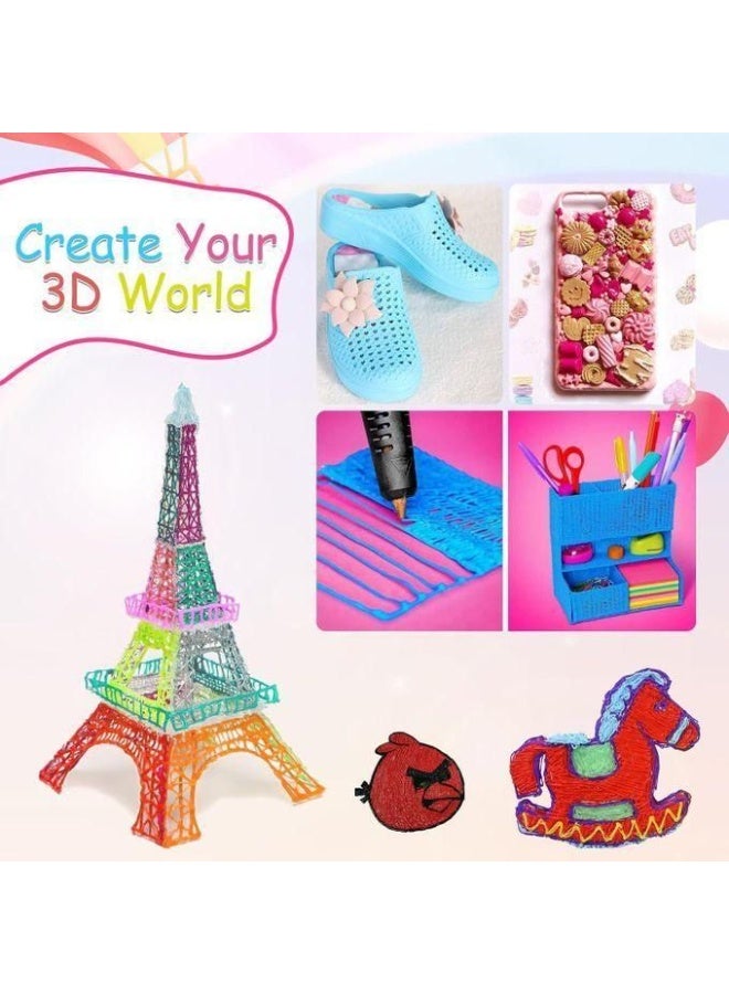 PLA 3D Pen Filament Set – 6 Mixed Colors * 5 Meters Each – 1.75mm Diameter Refills for MYNT3D, SCRIB3D, PIKA3D Pens – Bubble-Free, Eco-Friendly, Smooth Printing – DIY Craft Material for Kids, Artists, Students, and Makers - Image 2