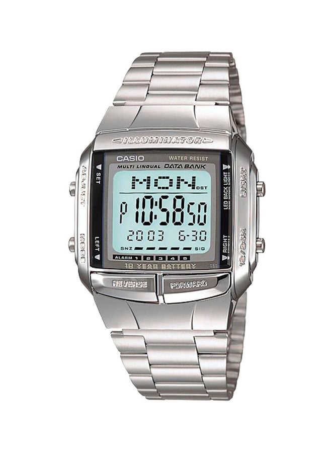 CASIO Men Water Resistant Digital Watch DB360-1A - 35 mm - Silver - Image 1