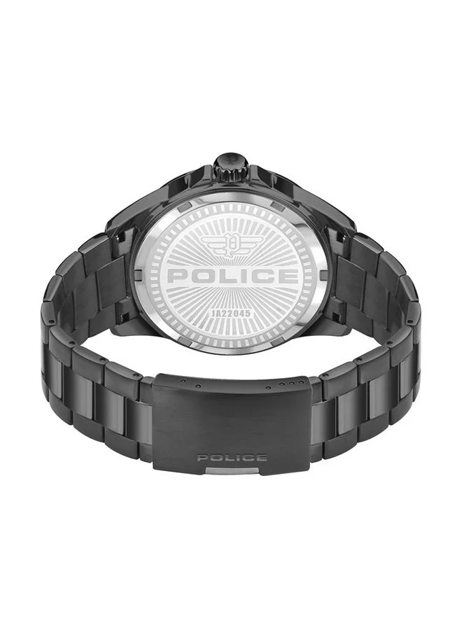 POLICE Analog Stainless steel Wrist Watch PEWJG2204504 - 45mm -Black