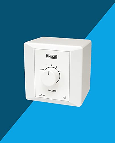 Ahuja AT-20 20W Speaker Rotary Volume Control, White - Image 2