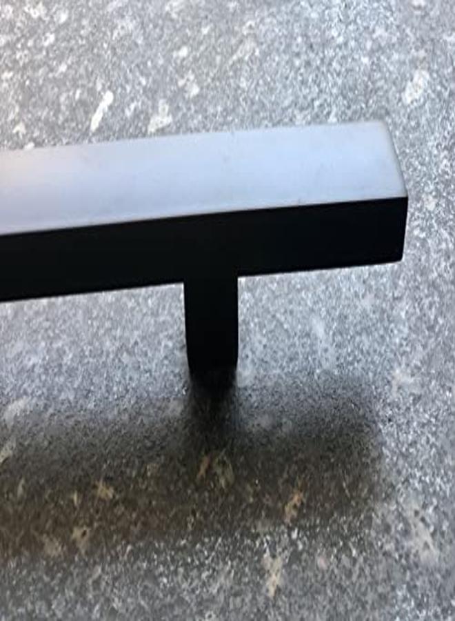 مقبض باب من الفولاذ المقاوم للصدأ 304 باللون الأسود مقاس 20 بوصة - Image 1