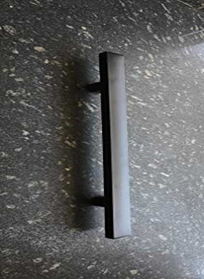 مقبض باب من الفولاذ المقاوم للصدأ 304 باللون الأسود مقاس 20 بوصة - Image 2