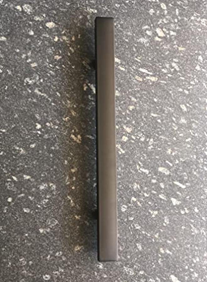 مقبض باب من الفولاذ المقاوم للصدأ 304 باللون الأسود مقاس 20 بوصة - Image 3