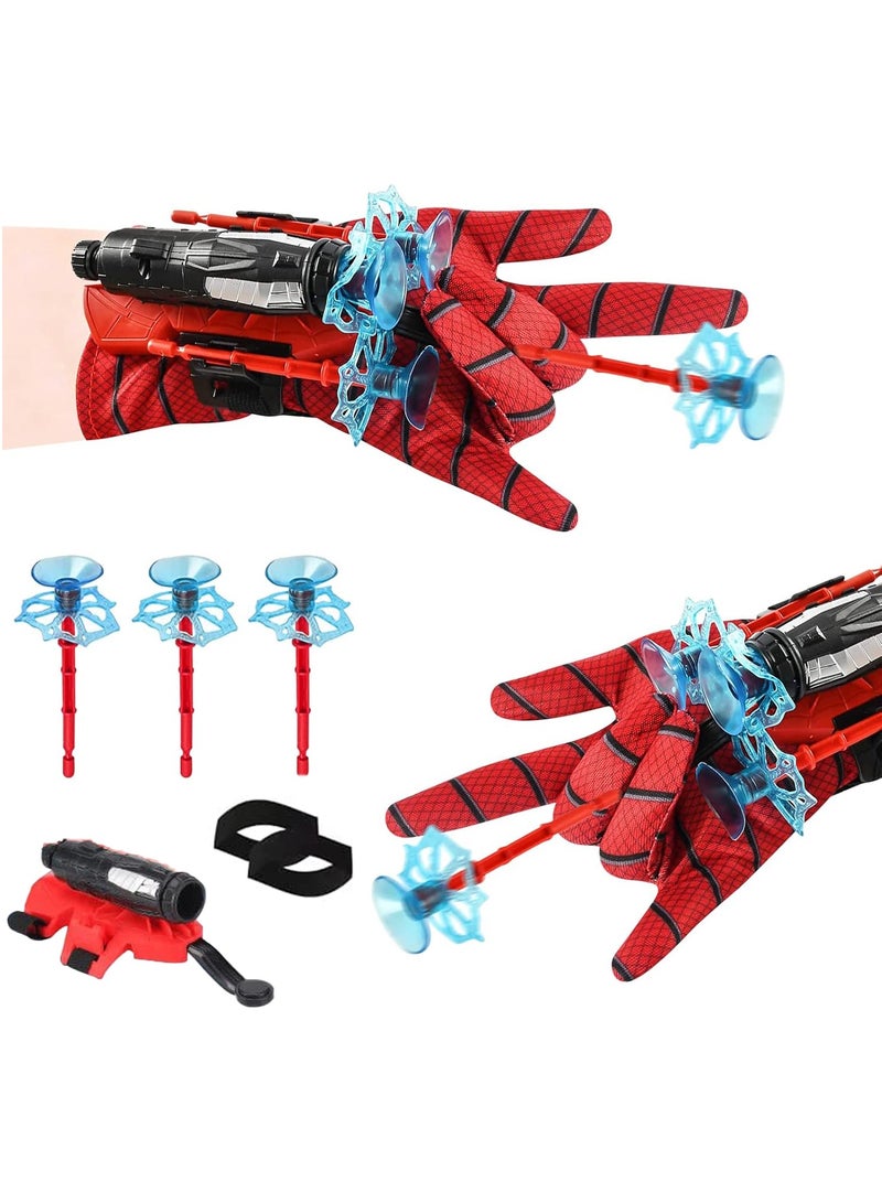 MileMelo Launcher Gloves for Spiderman, Hero Launcher Wrist Toy Set, Super Hero Web Shooter for Kids, Spider Launcher Wrist Toys Costume Cosplay Hero Props Gift - Image 1