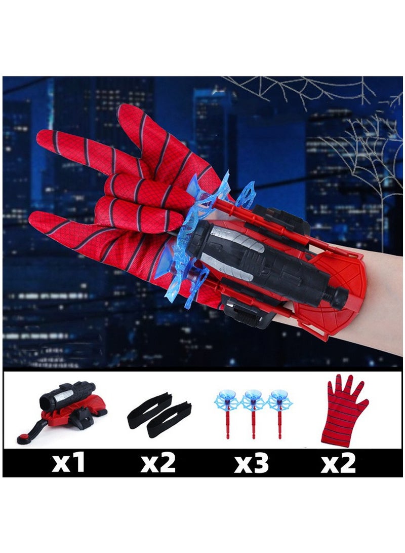 MileMelo Launcher Gloves for Spiderman, Hero Launcher Wrist Toy Set, Super Hero Web Shooter for Kids, Spider Launcher Wrist Toys Costume Cosplay Hero Props Gift - Image 4