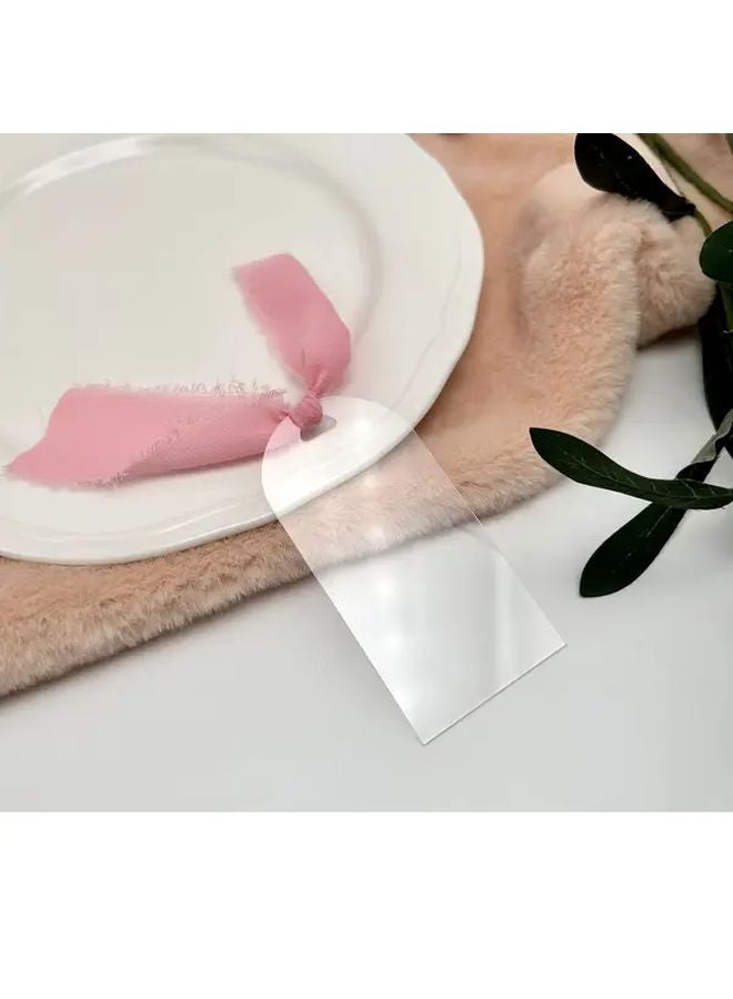 1 قطعة لوحات طاولة زفاف اكريليك شفافة لحفلات الولائم وترتيب الجلوس وقوائم الأسماء - Image 5