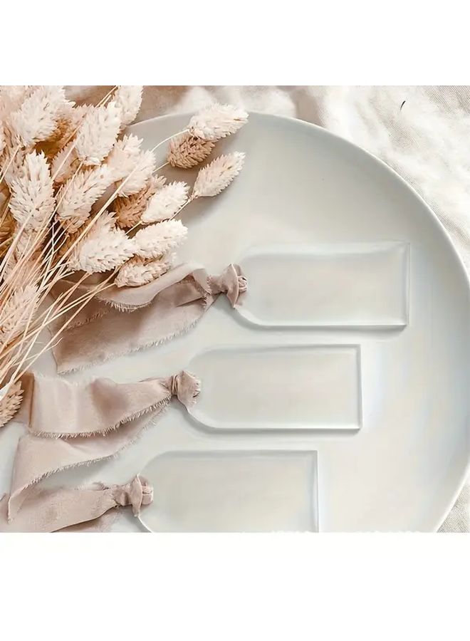 1 قطعة لوحات طاولة زفاف اكريليك شفافة لحفلات الولائم وترتيب الجلوس وقوائم الأسماء - Image 4