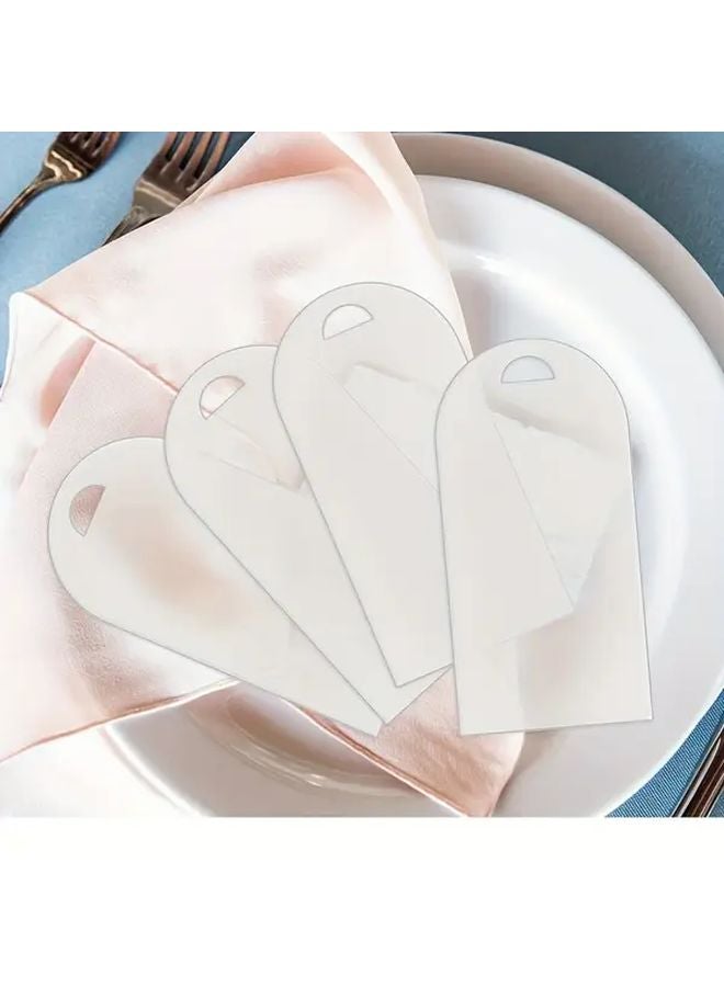 1 قطعة لوحات طاولة زفاف اكريليك شفافة لحفلات الولائم وترتيب الجلوس وقوائم الأسماء - Image 2