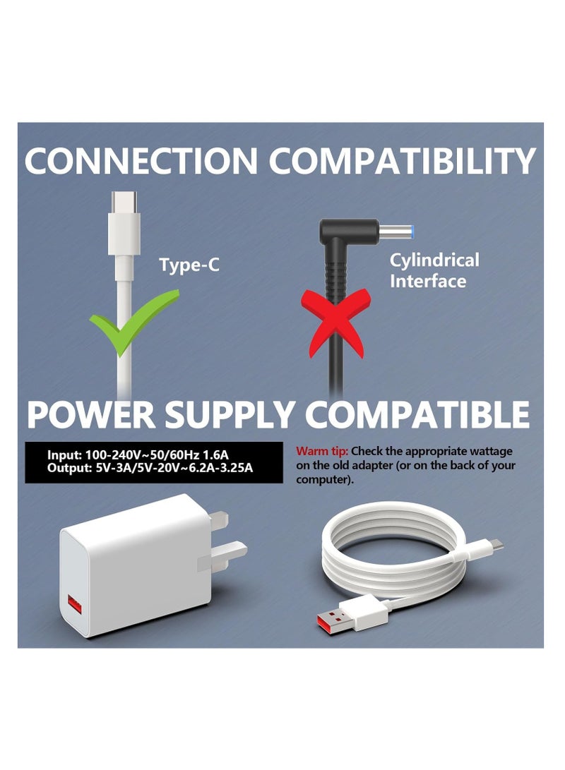 شاحن سريع 67 واط USB C لهواتف شاومي، كابل شحن USB C بطول 1 متر، شاحن بمقبس USB محول طاقة بريطاني لهواتف Redmi Note 14/13/12/11/10 Pro/Mi 14T/13T/12X/11T/POCO X7/X6/X5/X4 - Image 4