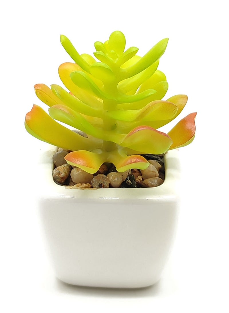 FEJKA - Artificial plant with small ceramic pot - Image 1
