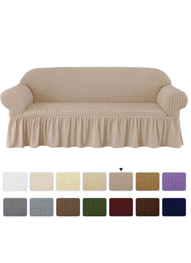 sofa cover 3 seater Super Stretchable Wrinkle-free Full Coverage Couch Slipcover Exquisitely Detailed Slip Flexible Resistant Jacquard Sofa Cover Khaki Brown 140-280cm - pzsku/Z8A8F817C83834DB60001Z/45/_/1726336649/eb560675-7012-4dc8-a362-de5ac4fd4d0e