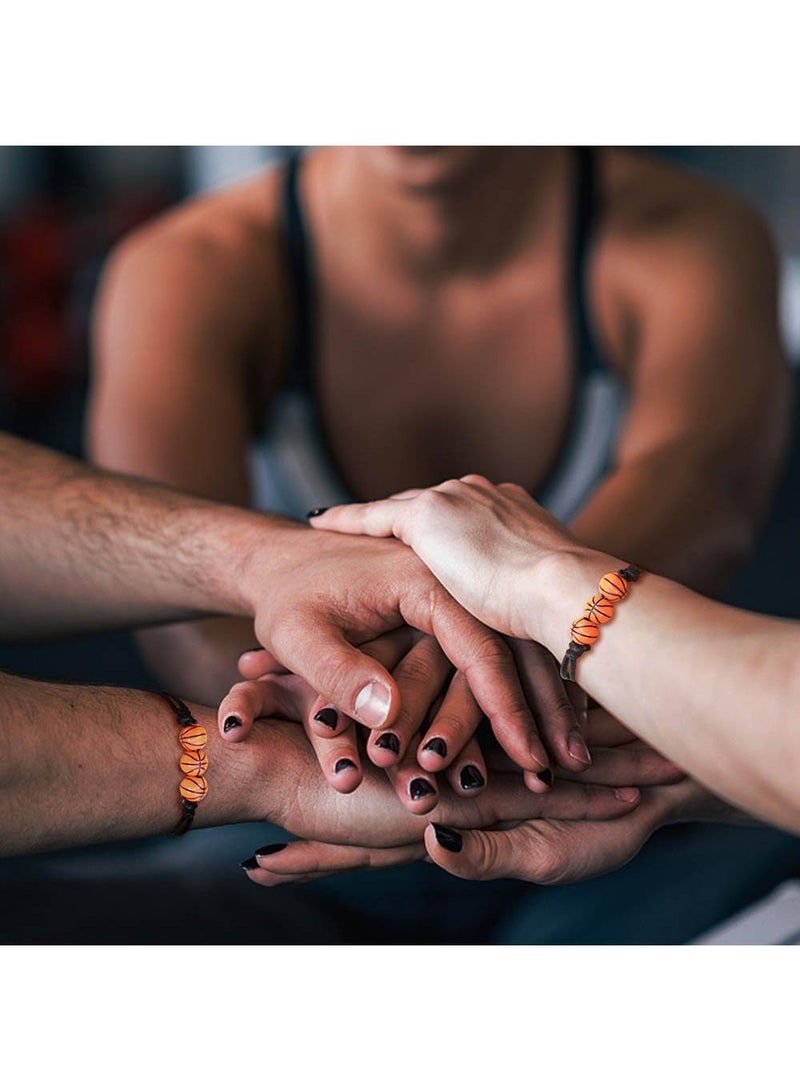 Sweet seven Soccer Baseball Basketball Softball Beads Bracelets - 20 PCs Sports Party Favors. Adjustable & Inspirational. Get Motivated & Stylish Today! - Image 5