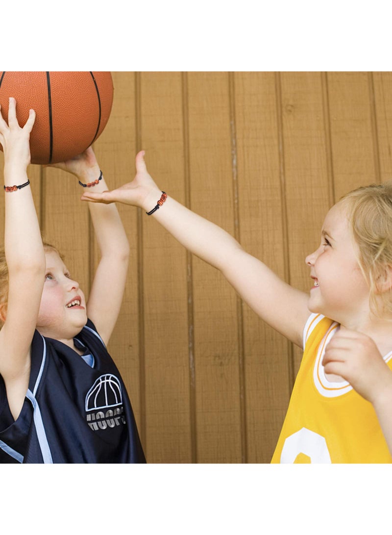 Sweet seven Soccer Baseball Basketball Softball Beads Bracelets - 20 PCs Sports Party Favors. Adjustable & Inspirational. Get Motivated & Stylish Today! - Image 3
