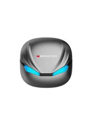 Monster Airstar Q15 Gaming Earbuds | Cool LED Lights | Bluetooth 6.0 | 360° Surround Sound | Low Latency-Grey - view 2