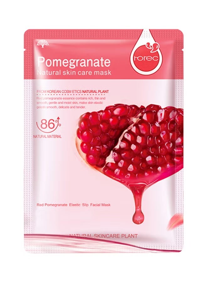 ROREC Natural pomegranate face mask for skin care, 30 grams