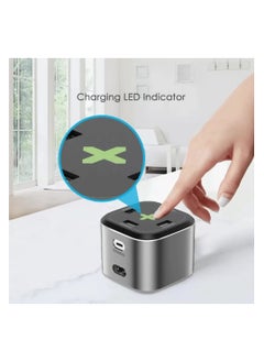 Wrapsol Stylish, lightweight, travel-friendly cube-shaped charging dock charges your devices at high speed.  - Image 4
