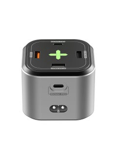 Wrapsol Stylish, lightweight, travel-friendly cube-shaped charging dock charges your devices at high speed.  - Image 1
