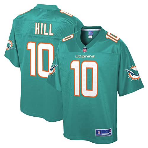 NFL PRO LINE Men's Tyreek Hill Aqua Miami Dolphins Replica Jersey - Image 1