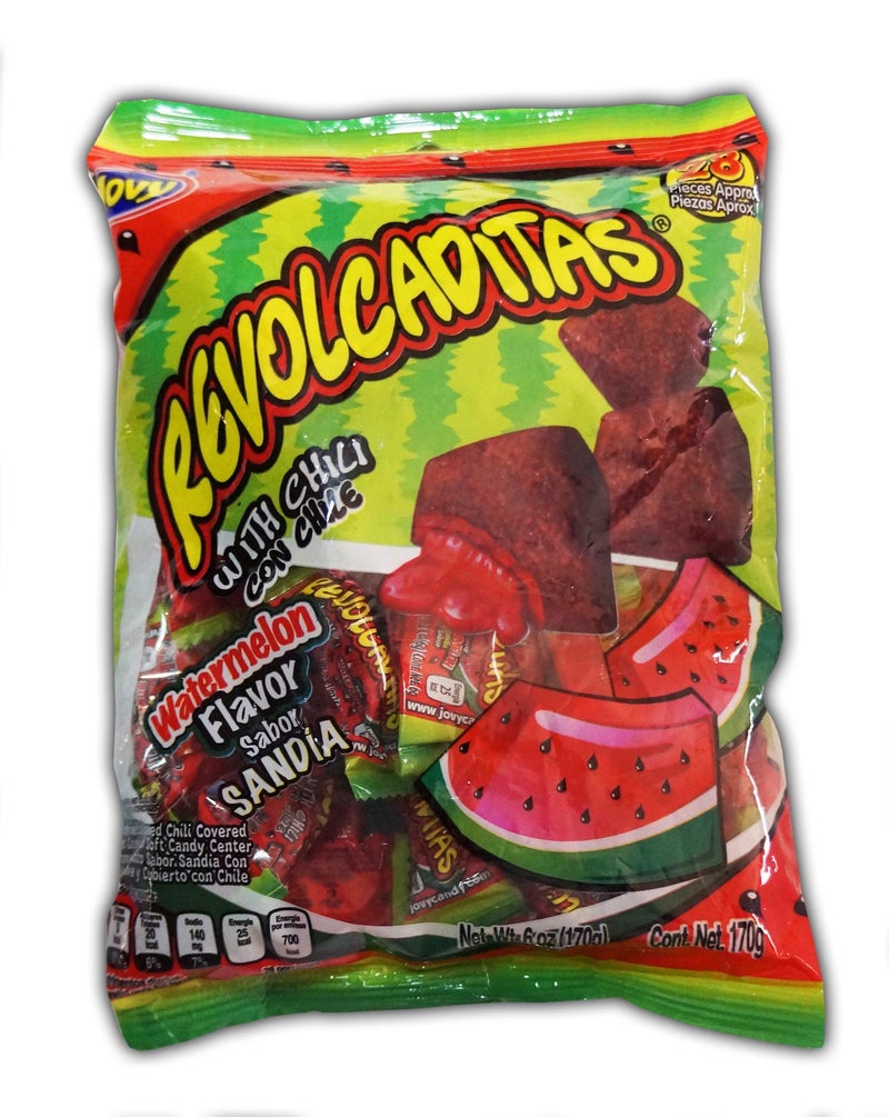 Jovy Revolcaditas Chili Watermelon Candy  Irresistible Sweet Heat in Every Bite 6oz - Image 3